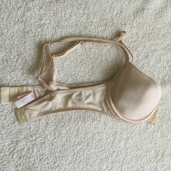 Vintage Victoria's Secret Nude Bra Lightly Padded - Sz 34C - Picture 15 of 15